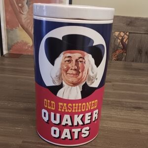 Quaker Oats Vintage Ceramic Jar